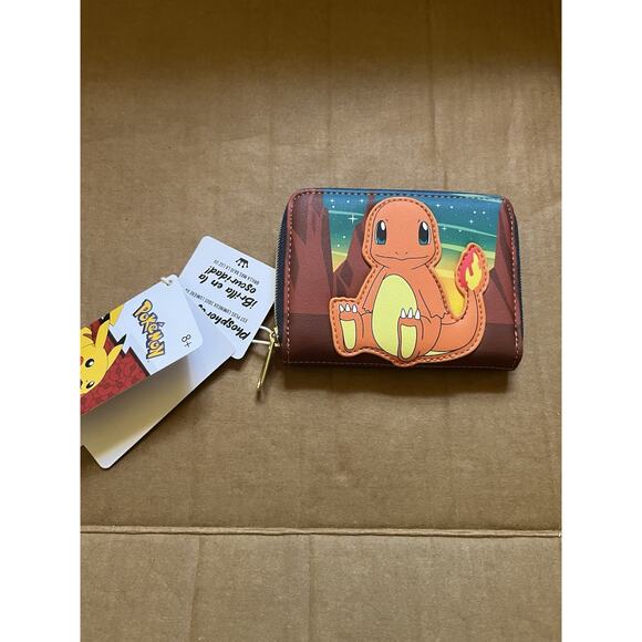 Loungefly Pokemon Charmander Zip Wallet New - Picture 1 of 2